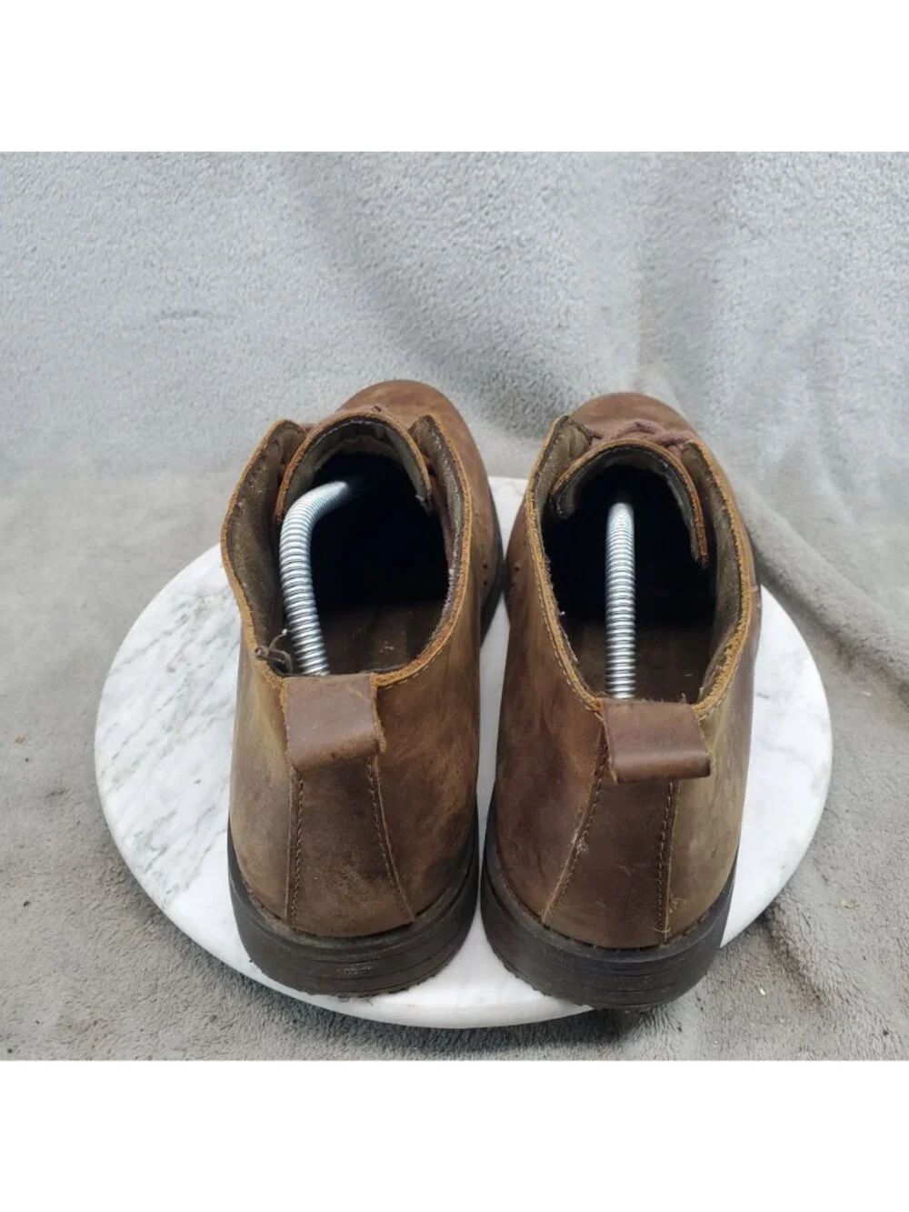 Target Shoes Mens Size 11 Brown Leather Lace Up Chukka Boots *Read*